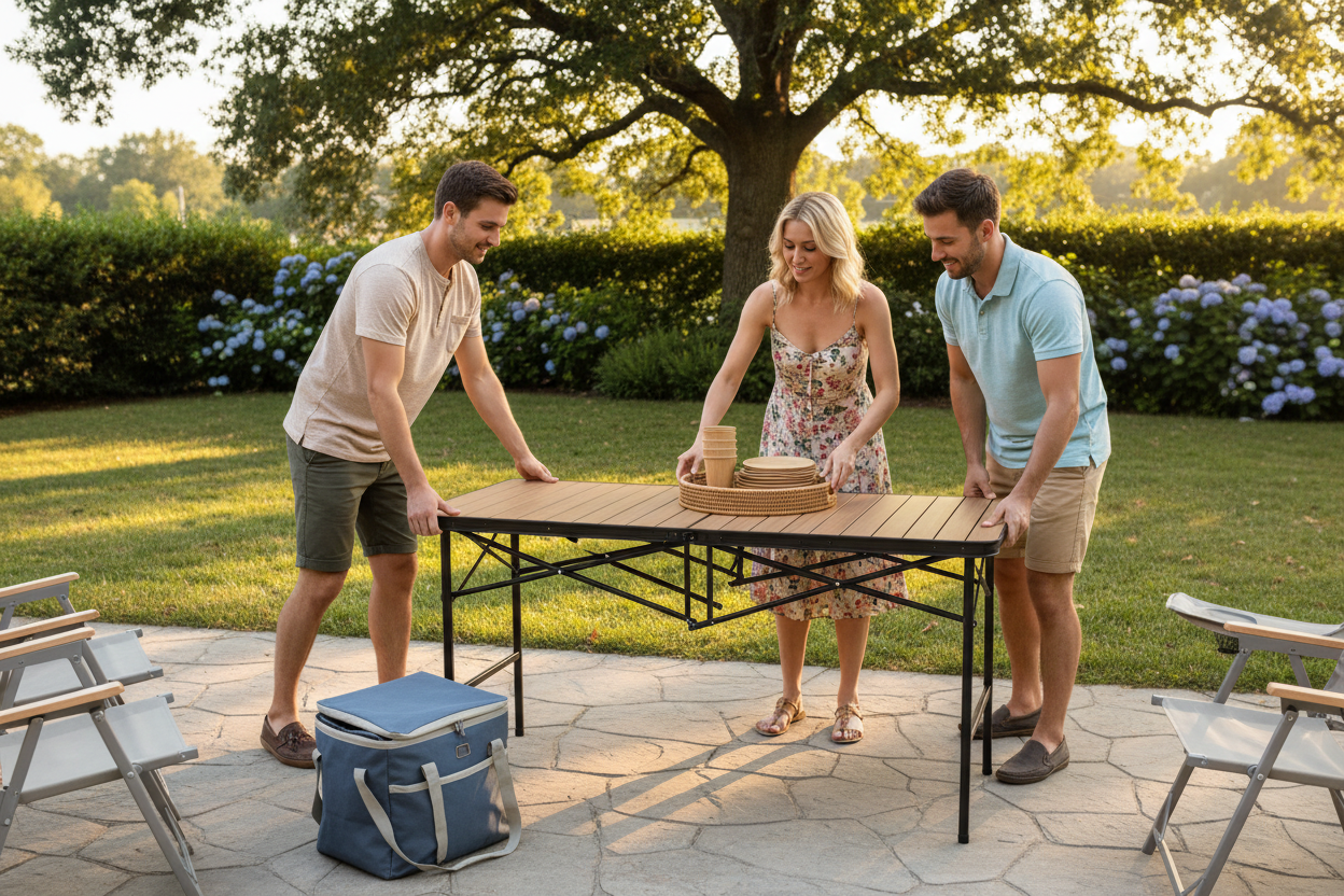 How to Set Up a Simple Outdoor Dining Space
