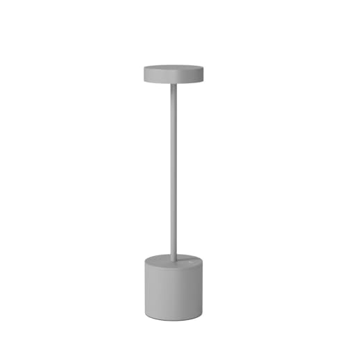 SAKRINGT 2 Pack Outdoor Table Lamp,LED Table Light,Cordless Table Lamp Rechargeable ,5000mAh Battery Powered Dimming Desk Lamp for Restaurant/Patio /Outdoor(Silver) - color: 2Pack Silver