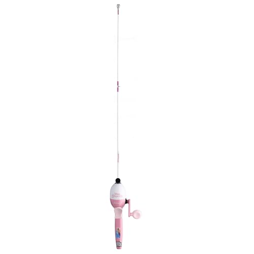 Shakespeare Youth Fishing Reel and Rod Combo - color: Disney Princess Beginner