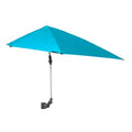 Sport-Brella Versa-Brella SPF 50+ Adjustable Umbrella with Universal Clamp - color: Bright Aqua, style: XL