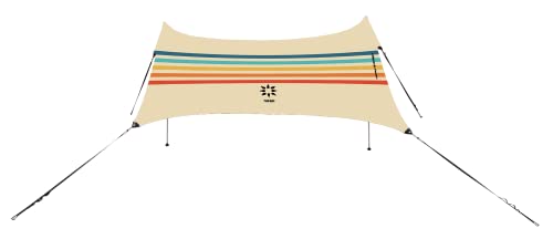 Neso Sidelines 1 Sports Tent - Lightweight and Portable Sun Shelter and Shade Tent for Outdoor Activities - Patented Reinforced Corners - UPF 50+ Sun Protection - 5.5 ft Tall, 7 x 4.5 ft - color: Rainbow