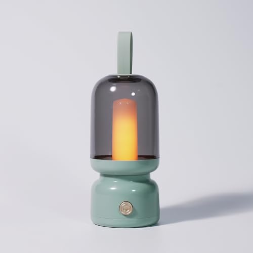 QANYI Retro Lantern,Portable and Rechargeable Lantern with LED Candles Flameless Flickering Lamp,Table Decoration Lights for Home Party Garden Patio Camping Christmas Home Decor - style: Retro