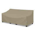 SunPatio Outdoor Couch Cover 80 Inch, Heavy Duty Waterproof 3-Seater Patio Sofa Cover with Seam Taped, Fade & Wind & Rip Resistant, 80" W x 36" D x 30" H, Taupe - size: 80" W x 36" D x 30" H