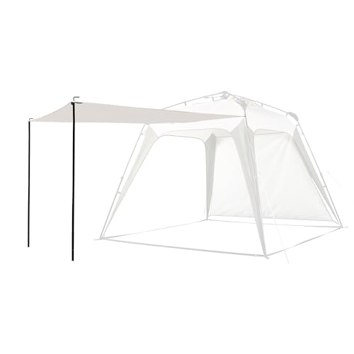 Pop Up Canopy Sun Shelters Shade Tent Pop Up 8.2' X 8.2' - Instant Portable Sports Cabana Umbrella, Easy Set-up and Take Down, with Sun Protection and One Shade Wall Included (Beige) - color: Beige