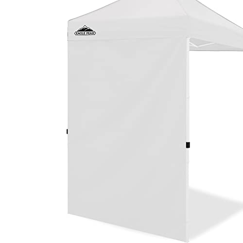 EAGLE PEAK Canopy Sidewall for 5x5 Pop Up Canopy Frame, Single Side Wall Panel Only (Fits 5x5 Straight Leg Frame, Canopy Top or Frame NOT Included), White - color: White