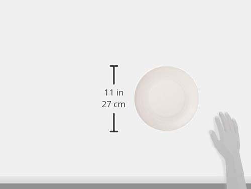 Nordic Ware Polypropylene Plates Microwave Serveware,10",White,(Pack of 16) - size: 10"L x 10"W x 0.88"H (Pack of 16), style: Plates