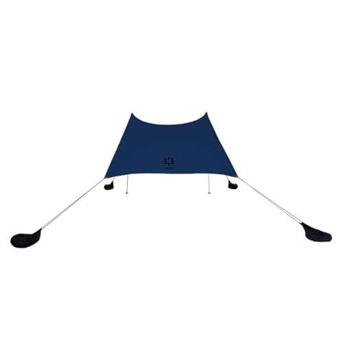 Neso Portable Beach Tent Sun Shelter - Lightweight Beach Shade Canopy - Easy Setup for Family Outings - Patented Reinforced Corners - UPF 50+ Sun Protection - color: Navy