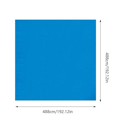 Pool Ground Protection Tarp, Heavy Duty Base Padding Mat, for Outdoor Lawn Deck Surfaces, Polyethylene Waterproof Fabric Material, Tear Resistant Ground Cover Sheet, Swimming Pool Bottom Protection La - color: D