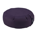 Hugger Mugger Zafu Meditation Cushion - Support in Cross-Legged Sitting, Buckwheat Filled, Durable Fabric, Convenient Handle, Handmade in USA - color: Plum