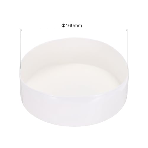 uxcell 160mm(6 5/16 inch) Rubber End Caps, Round Vinyl Plug Insert Plastic End Caps for Tubing, Fence, Pipe Post, Furniture, Railing, White, 50mm Height - color: White, size: 160mm(6 5/16") x 50mm H