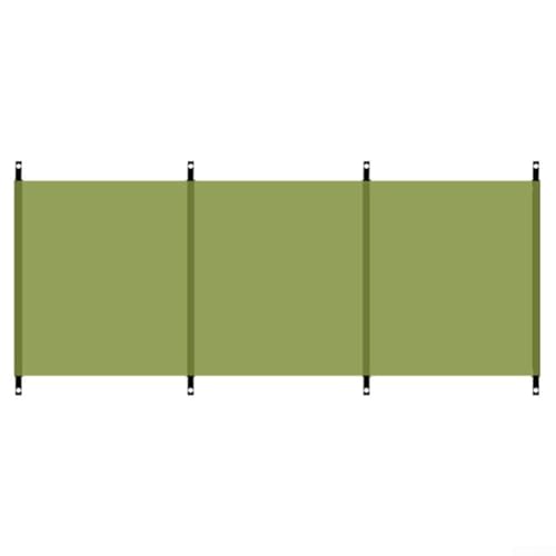 Windshield Privacy Screen For Outdoor Activities, Lightweight For Camping Windscreen With Storage Bag(green（no pole）)