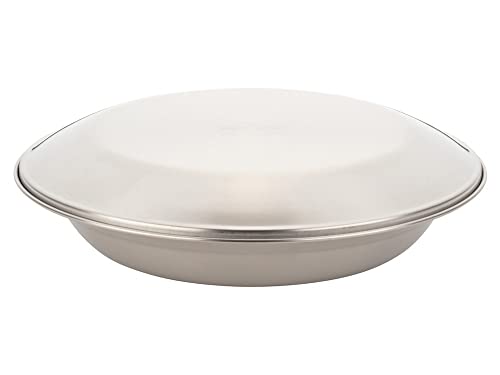 Snow Peak Tableware Set Single - Lightweight, Rust Resistant, and Durable - At Home or Group Camping - size: 4 Pieces (1 Person Set), style: Individual Set
