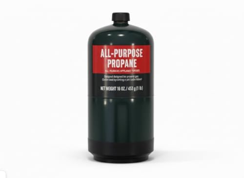 Propane Replacement Fuel Cylinders Camping- 16 Oz (3 Pack) Factory Pre-filled and Ready to Use