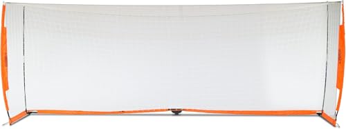 Bownet Portable Folding Soccer Goal – Pop Up Backyard & Training Soccer Net for Indoor or Outdoor – Easy Setup with Carry Bag - size: 6'6\ x 18'6\