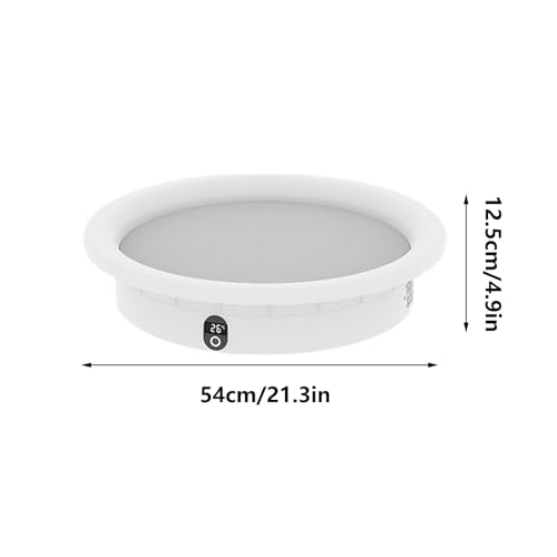Heated Bed for Dogs | Constant Temp Cooler Nest | 33lb Load Capacity Smart Pressure Activated Electric Dog Bed - for Small Medium Large Breed Puppy Kitten Winter Living Room Bedroom