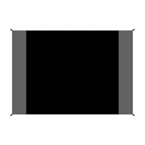 Waterproof Camping Tarp Lightweight Multifunctional Tent Footprint for Camping, Hiking Backpacking, Compact Tent Tarp Ground Sheet Mat for Ground or Under Tent（55.1" x 78.7" | Black） - color: 55.1" X 78.7" | Black