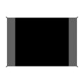 Waterproof Camping Tarp Lightweight Multifunctional Tent Footprint for Camping, Hiking Backpacking, Compact Tent Tarp Ground Sheet Mat for Ground or Under Tent（55.1" x 78.7" | Black） - color: 55.1" X 78.7" | Black