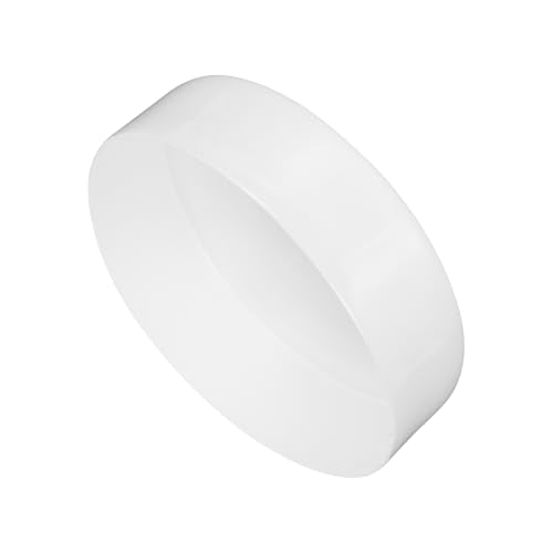 uxcell 180mm(7") Rubber End Caps, Round Vinyl Plug Insert Plastic End Caps for Tubing, Fence, Pipe Post, Furniture, Railing, White, 50mm Height - color: White, size: 180mm(7") x 50mm H