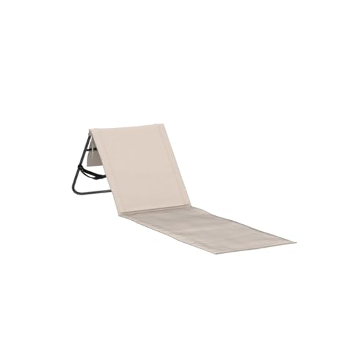 Lightweight Beach Chairs for Adults #2026 - Beach Mat Sand Free Waterproof I Ideal as Lounger for Tanning I Relaxing, Compact & Ultimate Beach Gear (Beige) - color: Light Beige