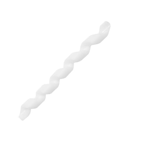 10 Pcs Each 5 Colors Wrap Spiral Bicycle Cable Sleeve Rubber Housing Protector Frame Guard for MTB Bike Shift Brake Line Pipe Anti-Friction Black Red White Green Transparent - color: White