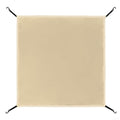 Silver Coated 210T Tent Tarp Roof Cover Awning Canopy for 3-4 Person Camping Hiking Outdoor Rain Sun Protection Waterproof Shade 56x56cm(beige) - color: beige