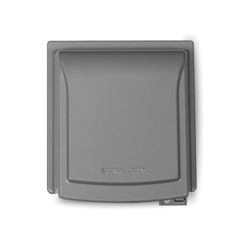SIGMA ENGINEERED SOLUTIONS 14433M Metal Weatherproof Outdoor Electrical Outlet Cover, Extra Duty Rated Plug and Receptacle Protector for GFCI, Duplex, Switch, and Round Devices, IN-USE, Gray, 2 Gang