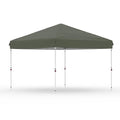 10x10 Pop Up Canopy Tent Outdoor Canopy with No Removable Sidewall One-Person Set Up Heavy Duty Commercial Instant Tent Shelter-Gray - color: Gray, size: 10x10FT/0-Sidewall