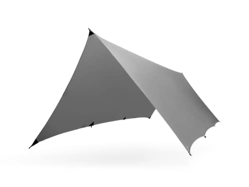 KAMMOK Kuhli | Versatile Weather Shelter, (Waterproof, Durable, Portable, Camping Tarp, Hammock Tarp, Rain Cover), Granite Gray - color: Granite Gray, size: Kuhli