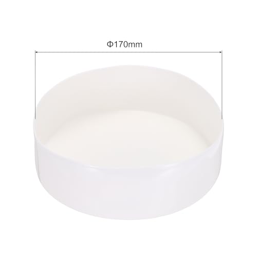uxcell 170mm(6.7 inch) Rubber End Caps, Round Vinyl Plug Insert Plastic End Caps for Tubing, Fence, Pipe Post, Furniture, Railing, White, 50mm Height - color: White, size: 170mm(6.7") x 50mm H