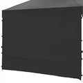 Canopy SunWall, 10x10ft Pop Up Canopy Sidewall for Instant Canopy Tent Gazebos, 1 Pack Sidewall Only Dark - color: Dark