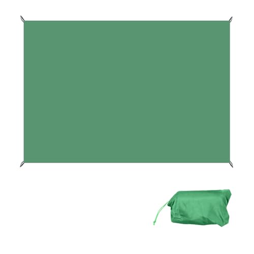 Wind Tour Multifunctional Tarp Waterproof with Carry Bag for Tent Ultralight Outdoor Tent Footprint for Ground Camping Hiking (Green-57.1" x39.4") - size: Green-57.1" x39.4"