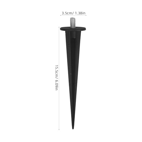 ARTIBETTER 6 Pack 6 Inch Aluminum Ground Stakes, Heavy Duty Rust-Proof Landscape Spikes for Solar Pathway Lights, Tent Pegs for Camping, Beach, Lawn Outdoor Decor Anchor Stakes