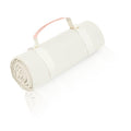 Kids Picnic Blanket, Kids Beach Mat – Medium 4’9” × 3’3” Compact Canvas, Easy to Fold & Carry - color: Creamy White + Peach Whip Strap, size: 4'9" x 3'3"