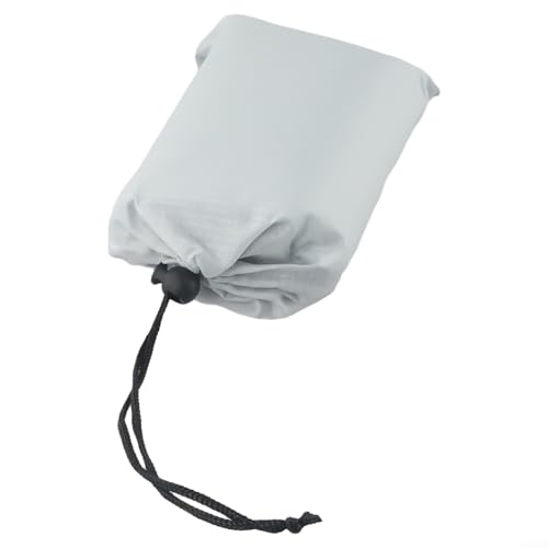 210T Polyester Camping Tarps, Waterproof Rain Fly Sun Shade Shelters With 6 Tie Points For Hiking Backpacking Beach Picnic(for FRENCH grey 140x200CM) - color: French Grey 140x200cm
