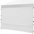 Canopy SunWall, 10x10ft Pop Up Canopy Sidewall for Instant Canopy Tent Gazebos, 1 Pack Sidewall Only Silver-Coated White - color: Silver-coated White