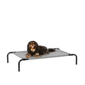 Amazon Basics Cooling Breathable Elevated Dog Bed with Metal Frame for Small Dogs, 36" x 22" x 7.5", Grey - color: Grey, size: Small