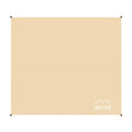 ONTYZZ Khaki Rectangle Tent Footprint Waterproof Camping Tarp Two in One Ground Sheet Mat and Tent Tarp for Camping Outdoor Hiking Beach Picnic, 210 * 240㎝ - color: Rect.- 210*240㎝