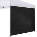 COOSHADE Instant Canopy SunWall 8x8 Canopy SideWall for Pop up Canopy Tent, 1 Pack Sidewall Only, Black - color: Black, size: 8x8-Standard
