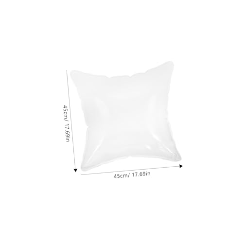 ABOOFAN Inflatable Clear Pillow Insert Water Resistant Cushion for Camping Travel and Home Use Material Height Breathable Design for Sofa and Outdoor Activities