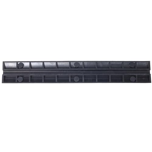 Rubber Cable Protector Ramp,1 Channel, 6600lbs Load Capacity, Easy Installation with Bolts, Ideal for Asphalt, Concrete, Gravel Driveways, Indoor & Outdoor Protection for Cords, Wires, Pipes - size: 5 Packs