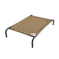 Coolaroo Original Elevated Dog Bed - Breathable Off-The-Ground Pet Bed with Cooling Fabric, Joint Relief & Moisture-Resistant Fabric, 100% Recyclable, Easy Clean, Nutmeg, Large - color: Nutmeg, style: Large Dog Bed