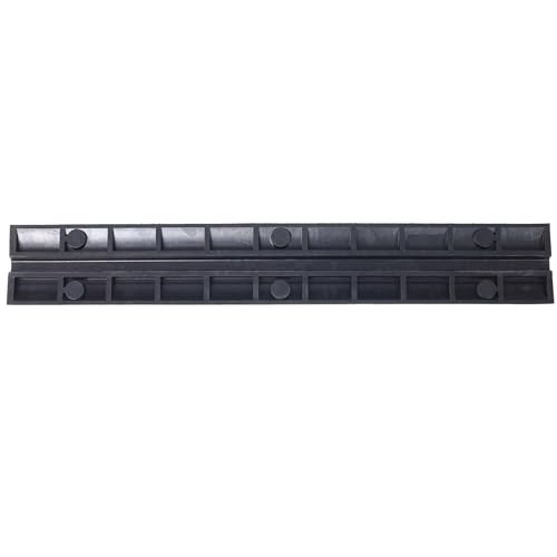 Rubber Cable Protector Ramp,1 Channel, 6600lbs Load Capacity, Easy Installation with Bolts, Ideal for Asphalt, Concrete, Gravel Driveways, Indoor & Outdoor Protection for Cords, Wires, Pipes - size: 2 Packs