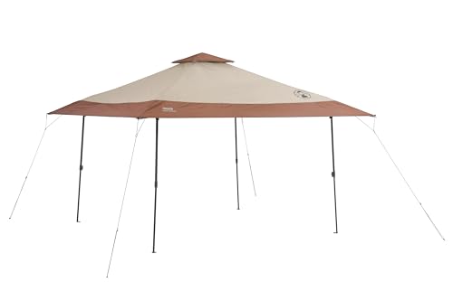 Coleman 13x13ft Instant Canopy Sun Shelter, Portable Shade Tent Sets Up in 3 Minutes, Vented Roof for Airflow & UPF 50+ Sun Protection, Great for Beach, Park, Tailgating, Camping, Backyard & More - style: Pfas-free