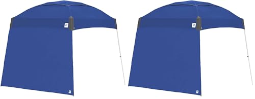 E-Z UP Single Sidewall, Fits 10' Angled Leg, Truss Clip Attachment, Royal Blue (Pack of 2) - color: Royal Blue, size: 10' (Pack of 2)
