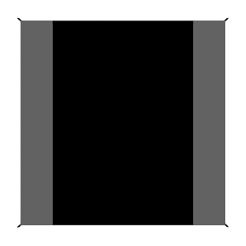Waterproof Camping Tarp Lightweight Multifunctional Tent Footprint for Camping, Hiking Backpacking, Compact Tent Tarp Ground Sheet Mat for Ground or Under Tent（78.7" x 82.7" | Black） - color: 78.7" X 82.7" | Black