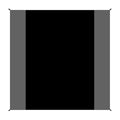 Waterproof Camping Tarp Lightweight Multifunctional Tent Footprint for Camping, Hiking Backpacking, Compact Tent Tarp Ground Sheet Mat for Ground or Under Tent（78.7" x 82.7" | Black） - color: 78.7" X 82.7" | Black