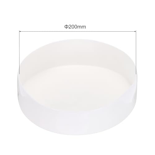 uxcell 200mm(7 7/8 inch) Rubber End Caps, Round Vinyl Plug Insert Plastic End Caps for Tubing, Fence, Pipe Post, Furniture, Railing, White, 50mm Height - color: White, size: 200mm(7 7/8") x 50mm H