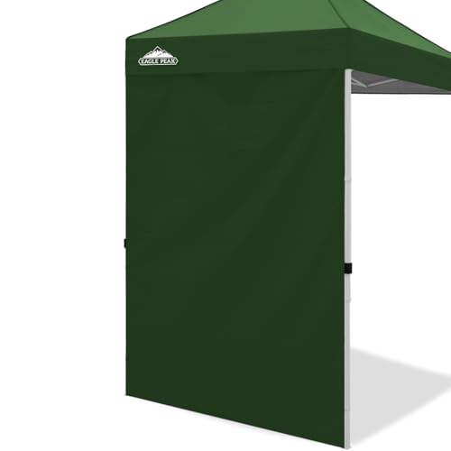 EAGLE PEAK Canopy Sidewall for 5x5 Pop Up Canopy Frame, Single Side Wall Panel Only (Fits 5x5 Straight Leg Frame, Canopy Top or Frame NOT Included), Green - color: Green