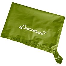 Clostnature Tent Footprint - Waterproof Camping Tarp, Heavy Duty Tent Floor Saver, Ultralight Ground Sheet Mat for Hiking, Backpacking, Hammock, Beach - Storage Bag Included - color: Green, size: 120'' x 96''