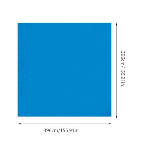 Pool Ground Protection Tarp, Heavy Duty Base Padding Mat, for Outdoor Lawn Deck Surfaces, Polyethylene Waterproof Fabric Material, Tear Resistant Ground Cover Sheet, Swimming Pool Bottom Protection La - color: C